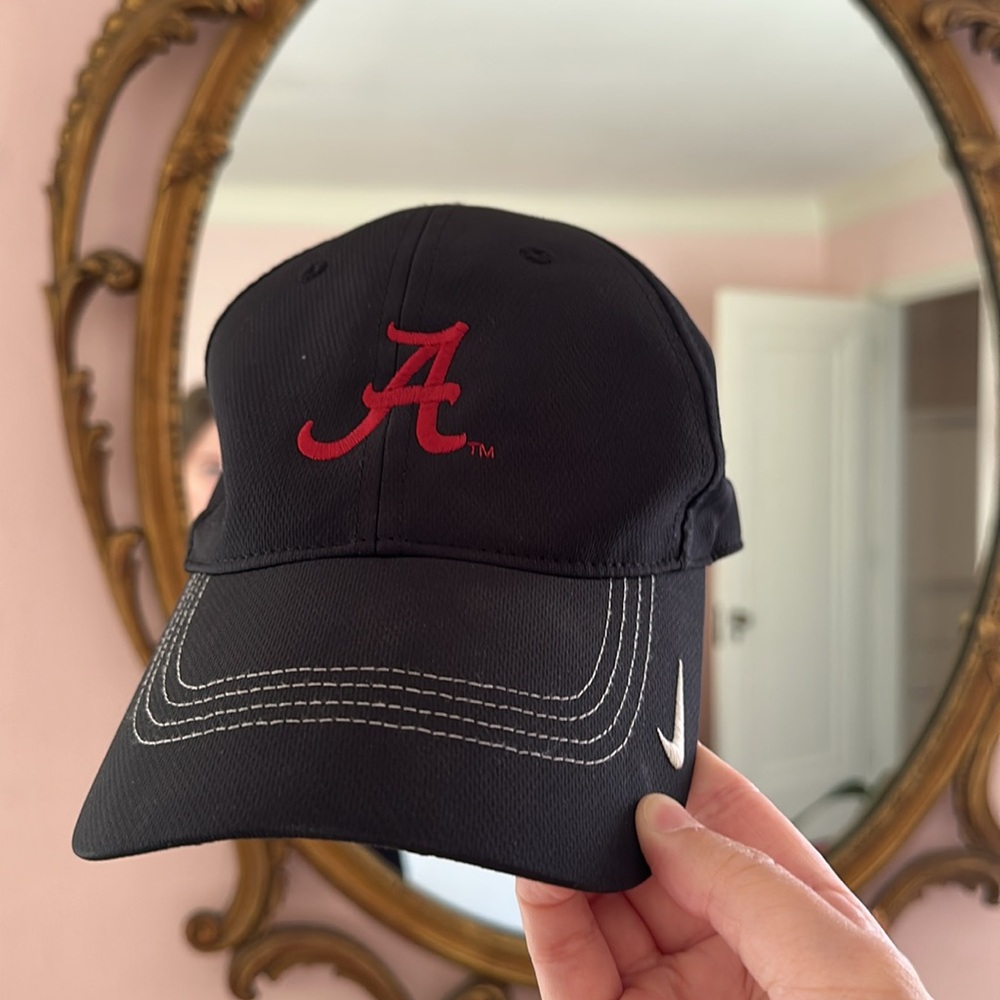 Nike Black Cap with Red Logo